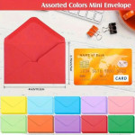 03443753 - 24-Pack Mixed Color Mini Gift Card Envelopes – Self-Adhesive ...